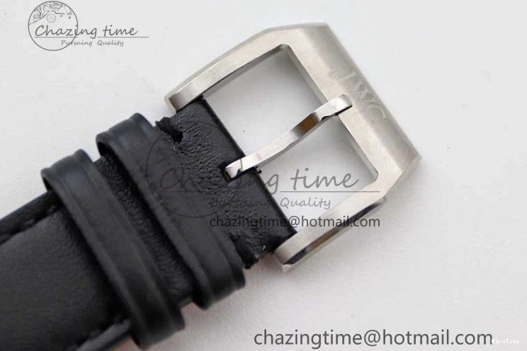 MIROTIME 0311 Vibrant Mark XVIII IW327001 SS M+F 1:1 Best Edition Black Dial on Black Leather Strap A 7055